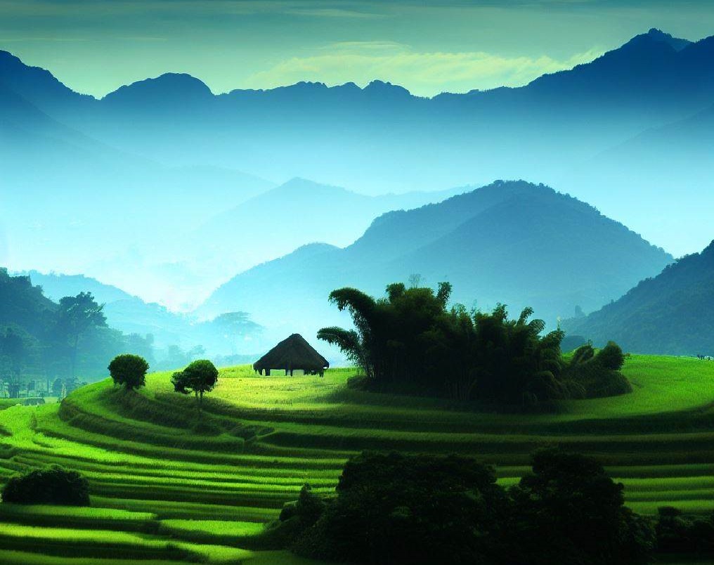 Vietnam landscape - Rice terraces